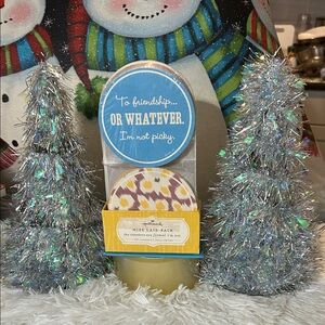 Hallmark Miss Laid-Back Coaster Set - Blue and Multicolor